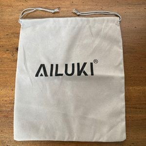 New Grey AILUKI Drawstring Bag